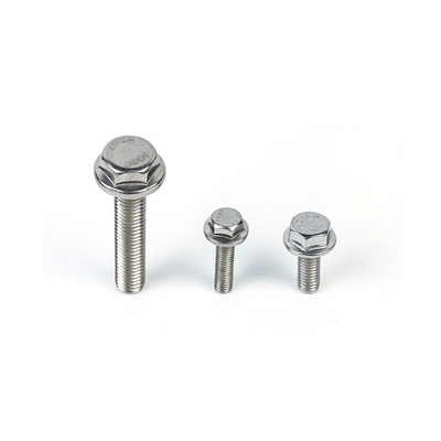 Flanche en acier inoxydable 304 Boulon hexagonal avec tête hexagonale externe M5 M6 M8 M10 M12