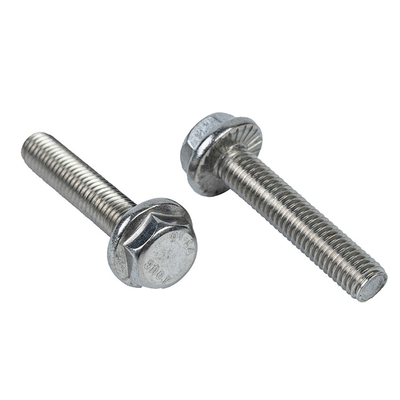 L'acier inoxydable M4 M6 M8 M10 M12 DIN6921 de classe 4.8.8.8 10.9 12.9 Boulonnage de tête de bride hexagonale