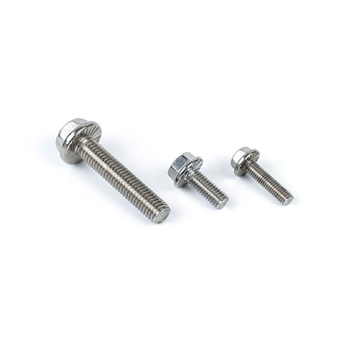 L'acier inoxydable M4 M6 M8 M10 M12 DIN6921 de classe 4.8.8.8 10.9 12.9 Boulonnage de tête de bride hexagonale