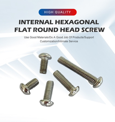 Conception créative en acier inoxydable dur Pan Head Hex Socket Security Drill Screw Machine garantie