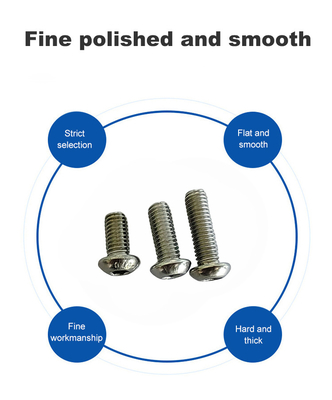 Conception créative en acier inoxydable dur Pan Head Hex Socket Security Drill Screw Machine garantie