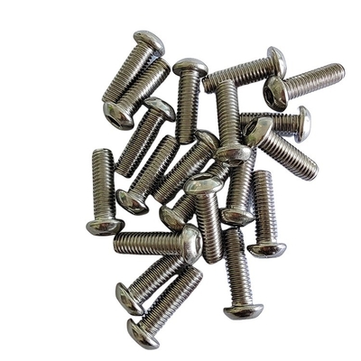 Fermeture en acier inoxydable ronde M2 M2.5 contre-enfoncée boulon hexagonale pour mécanique et électrique