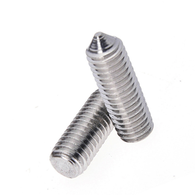 Écrou à vis pointues en acier inoxydable Écrou à vis en hexagone avec point cône pour machines