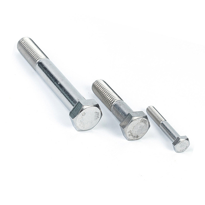 Taille personnalisable M8 M10 M12 M16 fil en acier inoxydable boulon de tête hexagonale pour les boulons de vanne