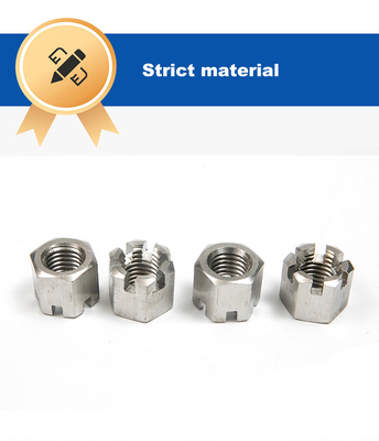 Noix hexagonale avec autre système de mesure DIN935 en acier au carbone et en acier inoxydable