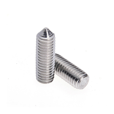 OEM en acier inoxydable DIN914 Hexagon Socket Cone Point Allen Grub Série de vis