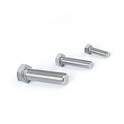 M3 M4 M6 M8 304 boulon hexagonal extérieur en acier inoxydable pour finition standard et simple GB