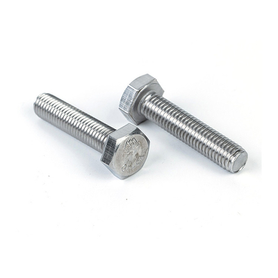 M3 M4 M6 M8 304 boulon hexagonal extérieur en acier inoxydable pour finition standard et simple GB