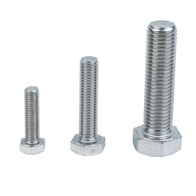 M3 M4 M6 M8 304 boulon hexagonal extérieur en acier inoxydable pour finition standard et simple GB