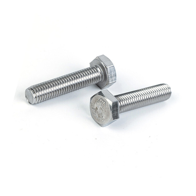 L'acier inoxydable standard GB Hex boulon écrousse et laveuse DIN933 pour la personnalisation des fixations