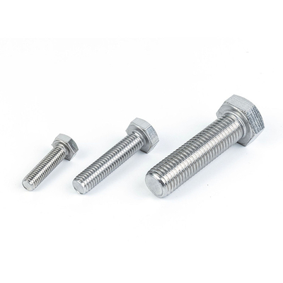 L'acier inoxydable standard GB Hex boulon écrousse et laveuse DIN933 pour la personnalisation des fixations