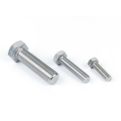 L'acier inoxydable standard GB Hex boulon écrousse et laveuse DIN933 pour la personnalisation des fixations