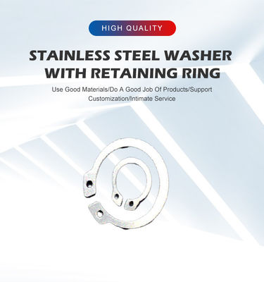 Rings de retenue en acier inoxydable M10 M12 M14 M16 M18 M20 M22 M24 M27 M30 GB894.1 Pour l'arbre