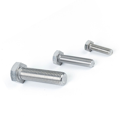 Screws de machine personnalisés à tête plate Hex ensemble de vis de prise Finition simple