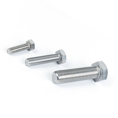 Screws de machine personnalisés à tête plate Hex ensemble de vis de prise Finition simple
