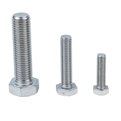 Screws de machine personnalisés à tête plate Hex ensemble de vis de prise Finition simple