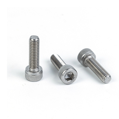 Screw hexagonale interne en acier inoxydable M4 M5 M6 M8 M10 M12 M16 avec finition plate