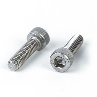 Finition simple 304 en acier inoxydable Hexagon Socket Screws M4/M5/M6/M8/M10/M12 pour la construction