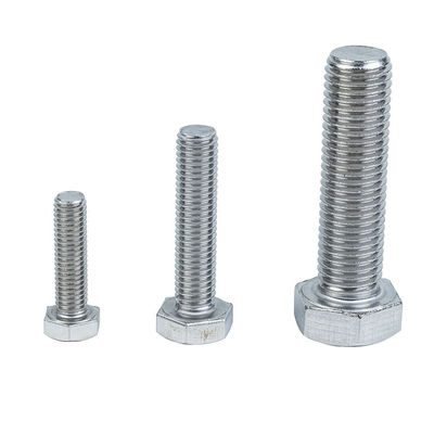 Fabricants de boulons hexagonaux en acier inoxydable 304 avec finition lisse et norme GB