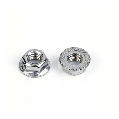 Système de mesure Pouce impérial de classe 6 Hexagon Hex Head Serrated Spinlock Flange Nut