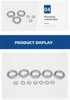 Rings de mousse en acier à ressort personnalisés Laveuse à mousse mince en acier inoxydable SS304 Standard DIN