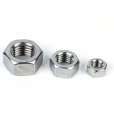 Standard Autre OEM personnalisé Noix hexagonale Noix rhombus DIN934 en acier inoxydable Couleur argentée