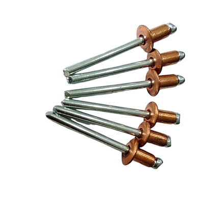 Rivets en laiton naturel écologique à tête ronde ouverte pour la maison et l'industrie