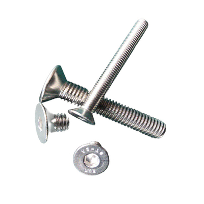 Finition simple de niveau A résistance personnalisée A2 en acier inoxydable monture à décharge Tête cylindrique Hex Socket machine vis