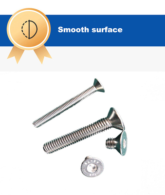 Finition simple de niveau A résistance personnalisée A2 en acier inoxydable monture à décharge Tête cylindrique Hex Socket machine vis