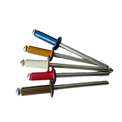 6-32mm DIN Standard écologique Rond tête Rivets Pop avec plusieurs options de couleur