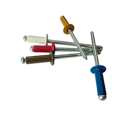 6-32mm DIN Standard écologique Rond tête Rivets Pop avec plusieurs options de couleur