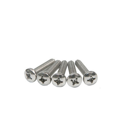 M2 M3 M4 M5 M6 M8 A2 304 d'acier inoxydable en croix de rétrécissement Phillips Pan tête de machine vis métrique