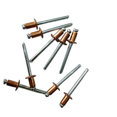 Rivets à tête ronde et ouverts en laiton polyvalent pour la marine industrielle et la construction