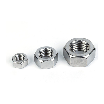 Noix en acier inoxydable personnalisable Noix hexagonale SS304 SS316 pour différents besoins industriels