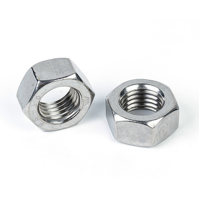 Noix en acier inoxydable personnalisable Noix hexagonale SS304 SS316 pour différents besoins industriels