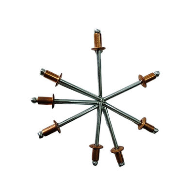 Construction et meubles Rivets à bout ouvert en laiton facile avec de bonnes performances d'étanchéité