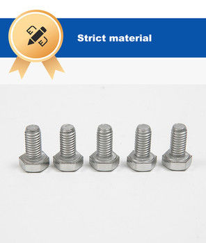 Des boulons en titane hexagonal à fil complet sur mesure M3 M5 M6 M8 avec l'acier inoxydable standard DIN