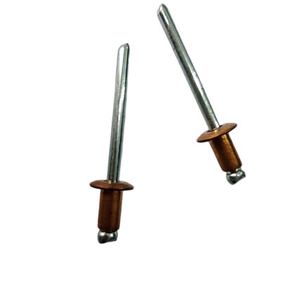 Rivets antivibration non recouverts en laiton à tête ronde pour les applications automobiles et industrielles maritimes