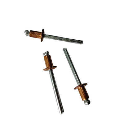 Rivets à tête ronde à bout ouvert en laiton sans échantillon pour les applications automobiles et maritimes