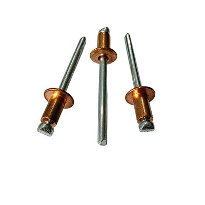 Rivets ouverts en laiton poli pour la construction de machines et les applications automobiles