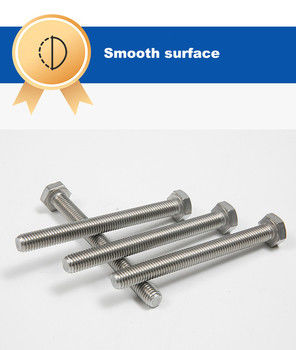 Boulons et écrous de tête hexagonale en titane en acier inoxydable pour l'industrie