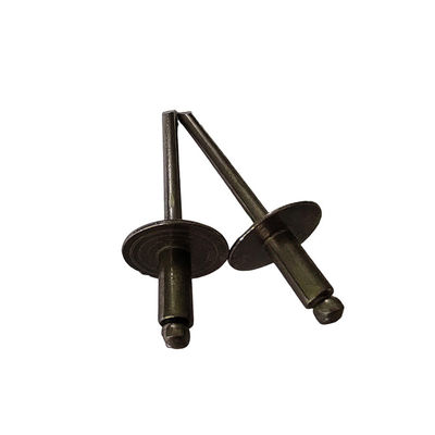 Fermetures à l'ouverture en aluminium-fer à large bord, tête ronde et prise supérieure