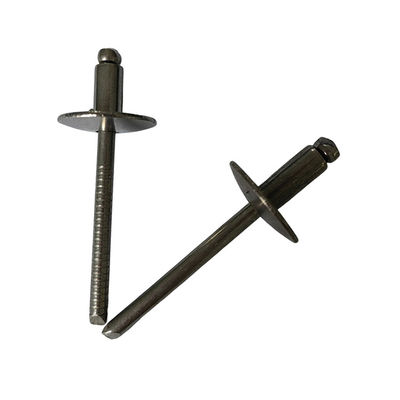 Machinerie Acier type ouvert Rivets en aluminium-fer à large bord Tête ronde Léger Versatile résistant à la rouille