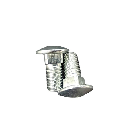 Boulons de voiture en acier inoxydable M12 tête ronde cou carré avec tête plate norme DIN