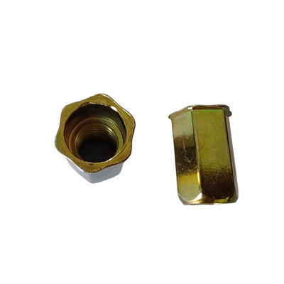 Zinc jaune plaqué en acier au carbone Petite tête pleine écrousée en file d'aiguille pour votre bénéfice