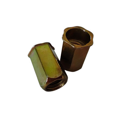 Zinc jaune plaqué en acier au carbone Petite tête pleine écrousée en file d'aiguille pour votre bénéfice