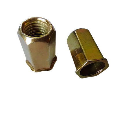 Zinc jaune plaqué en acier au carbone Petite tête pleine écrousée en file d'aiguille pour votre bénéfice