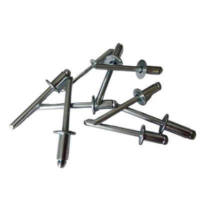 4.0 mm Tête ronde bout ouvert Rivets aveugles abordable Installation facile Nature / Options de couleur