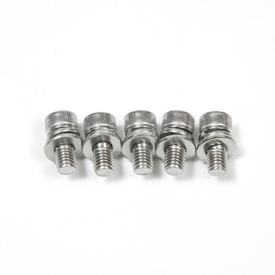 Screws à tête de prise hexagonale cylindrique en acier inoxydable avec contrôle à 100%