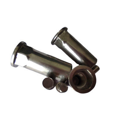 Noix de rivets à filetage fermé à bout fermé en semi-hex revêtu de Zn/Ni pour des connexions solides et durables